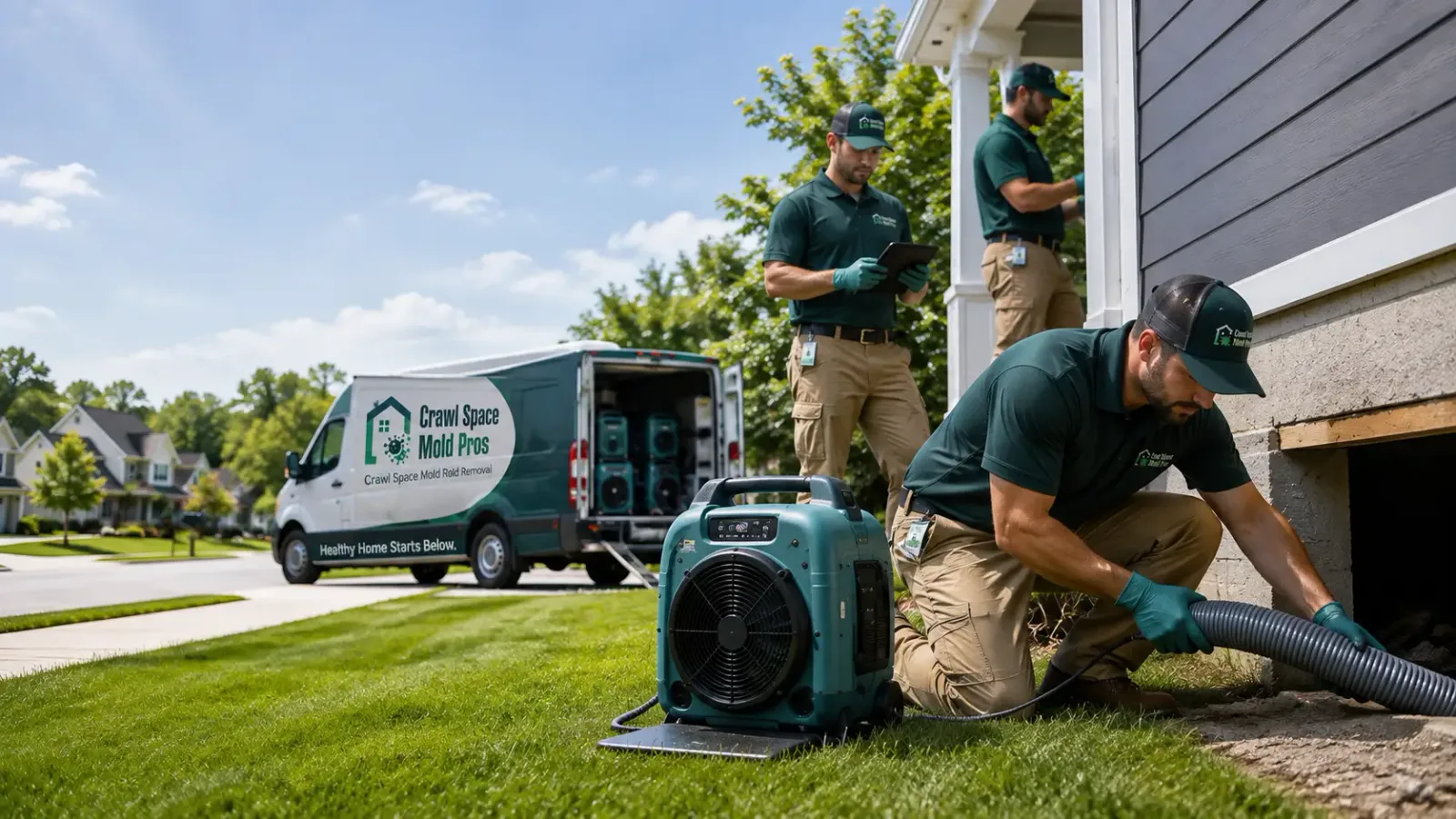 Crawl Space Mold Removal in Clearfield, IA